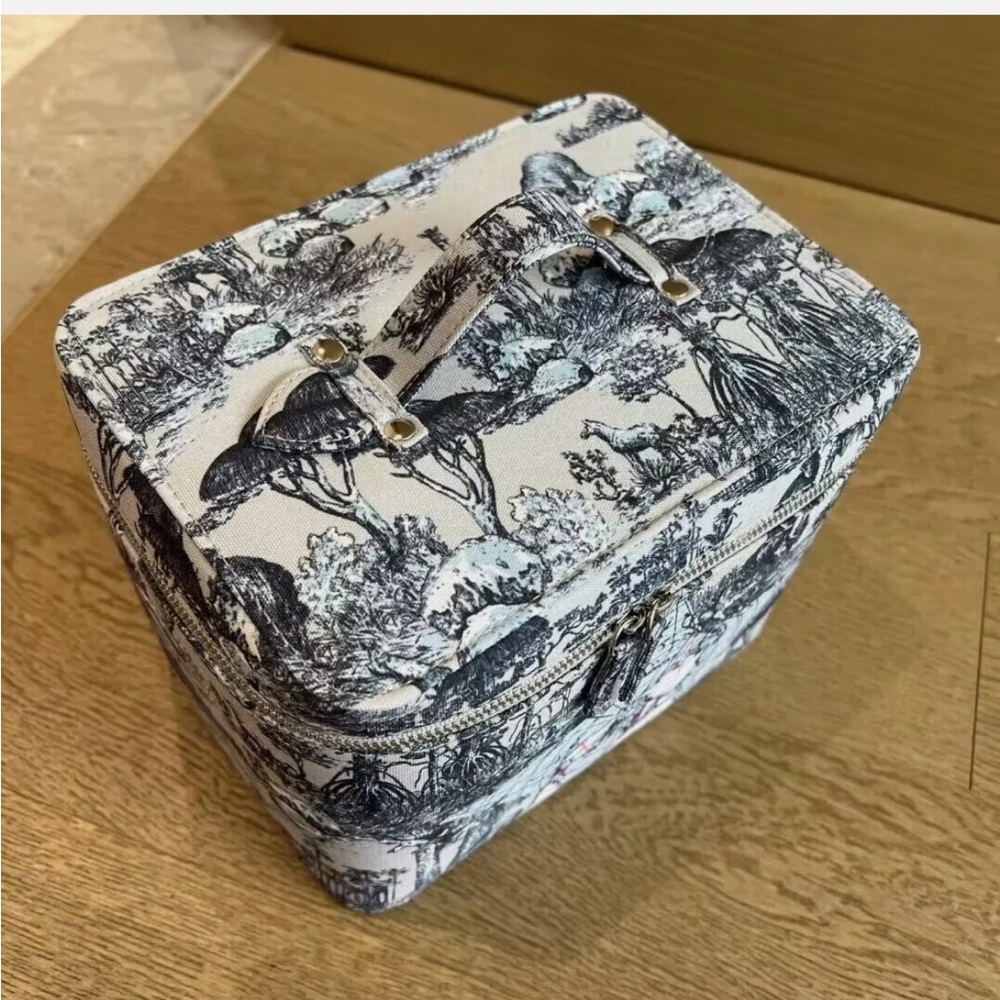 Dior Blue and White Cosmetic Bag - Picture 3 of 6